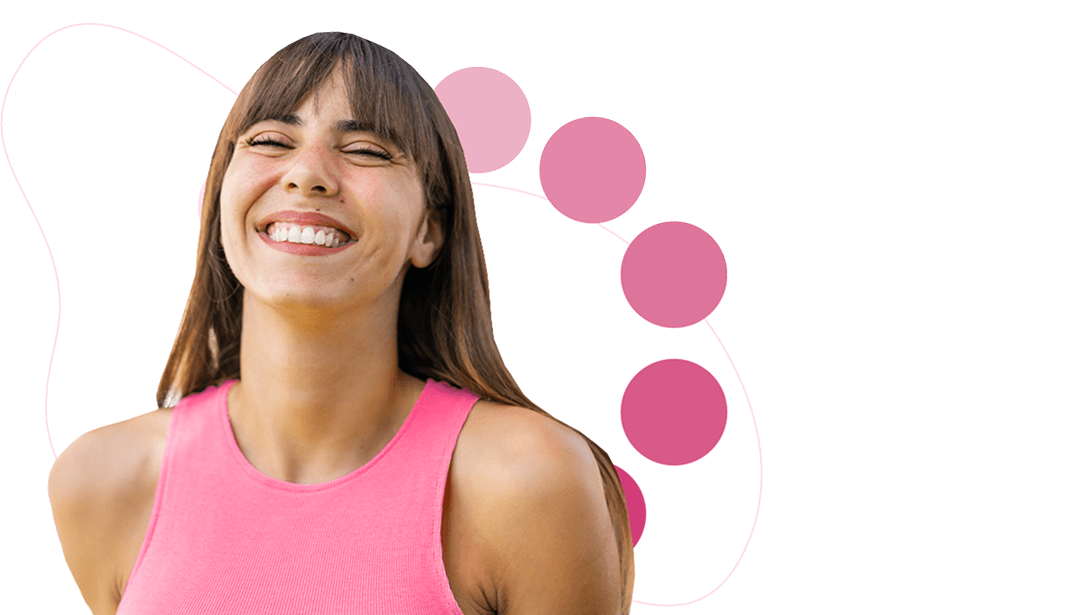 Mercado Veg Mulher sorrindo